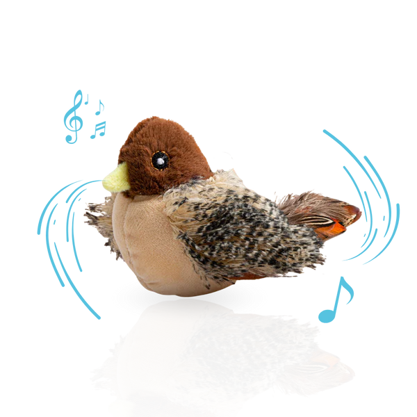 FlutterFun⢠Pet Chirping Bird