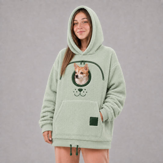 PupPouch™ – The Hoodie That Carries Your Dog Hands-Free