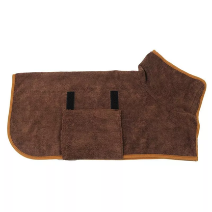 Super absorbent pet bathrobe