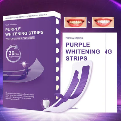Purple whitning stripe