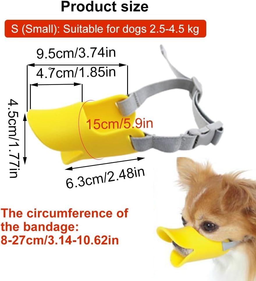 Silicone Duck-Bill Muzzle for Dogs