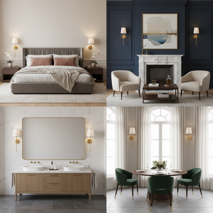 Wireless Wall Sconces (Set of 2)