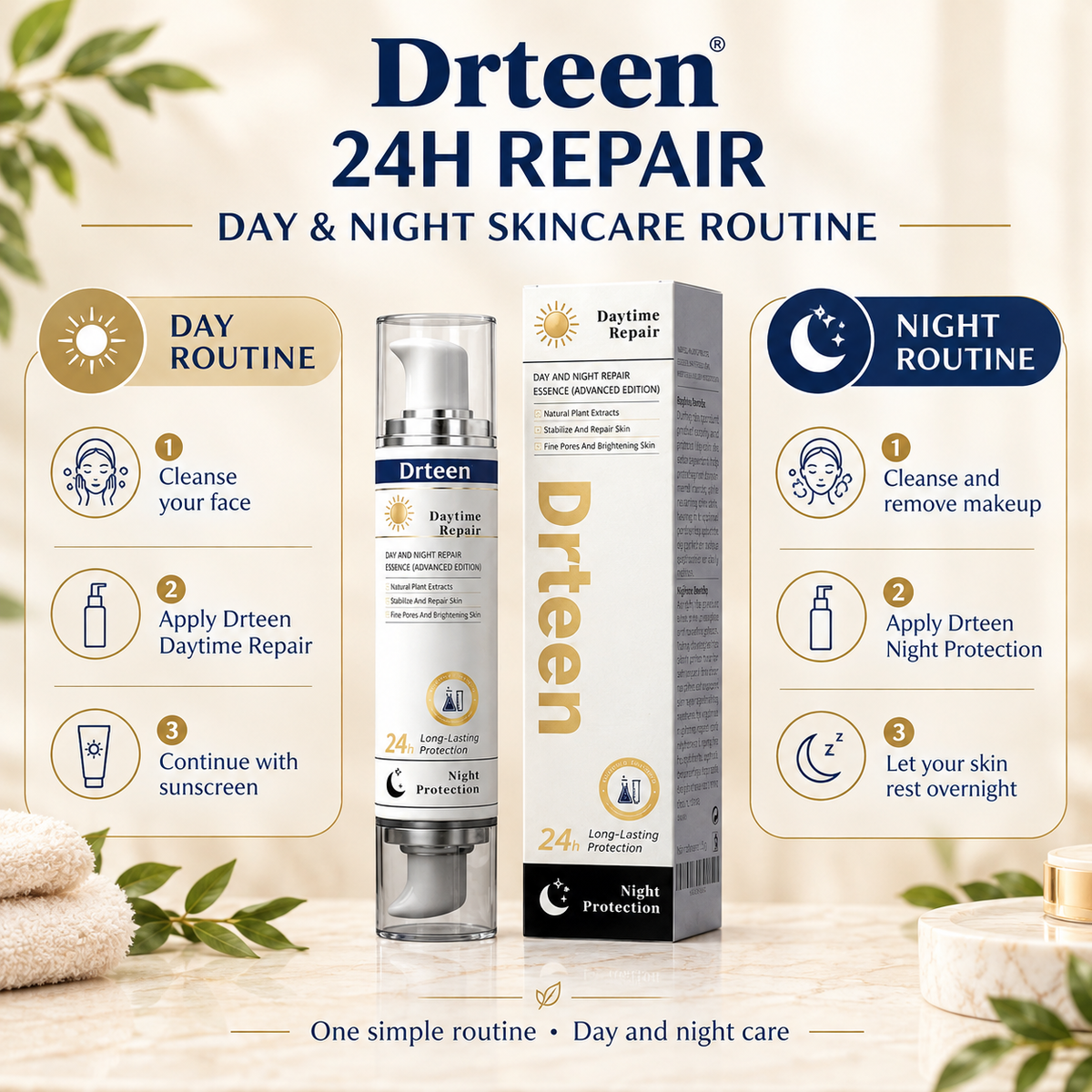 Revitalize Your Skin with Drteen 24H Repair Serum Cream: The Ultimate Day & Night Solution