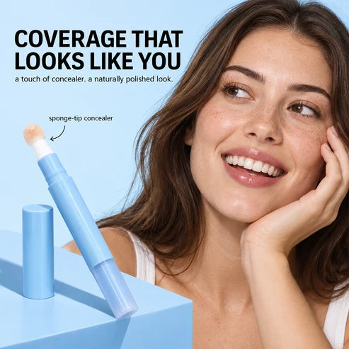Moisturizing Concealer Face Brightening Concealer Covering Acne Scar and Dark Circles Under The Eyes Concealer Pen Liquid Makeup