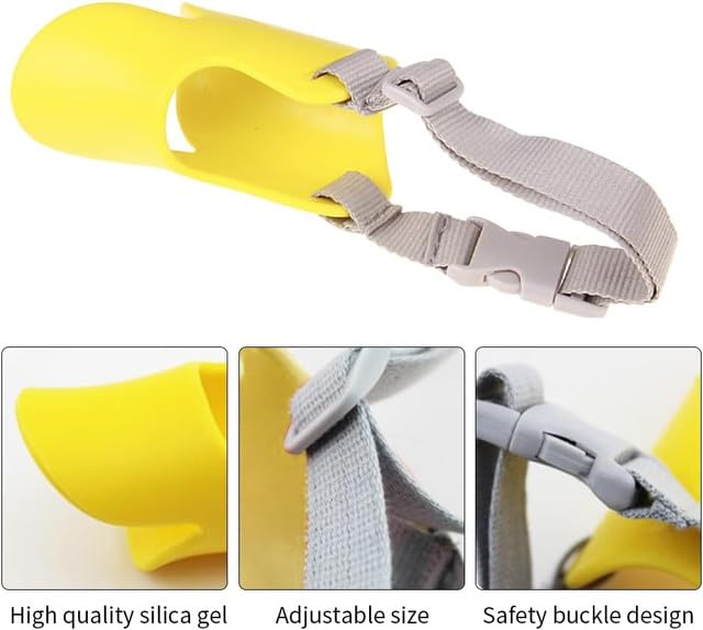 Silicone Duck-Bill Muzzle for Dogs