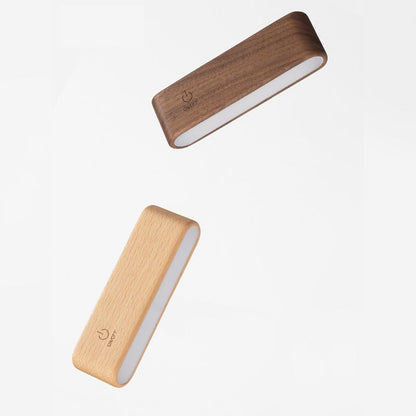 360° Rotating Magnetic Charging Desk Lamp — Solid Wood