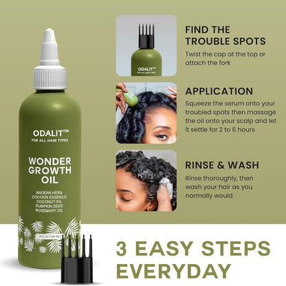 🔥LAST DAY SALE-60% OFF -ODALIT™ Wonder Growth Oil