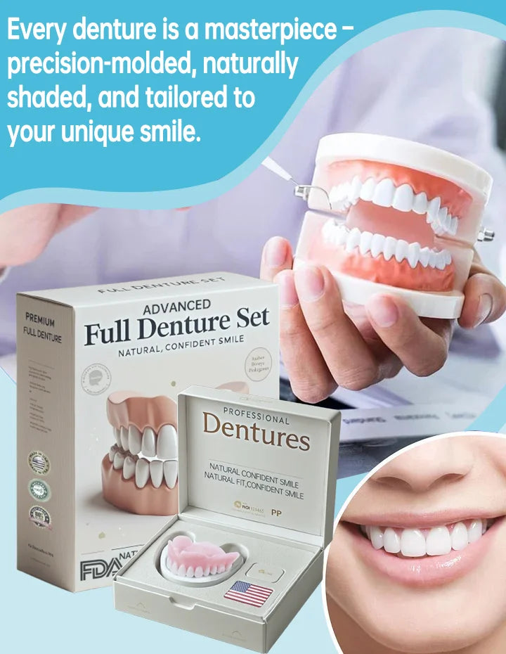 Advanced Customized Full Denture Set🦷