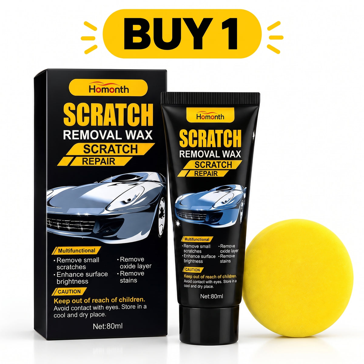 Car Scratch Removal Wax – Restore Shine & Remove Scratches 60 ml