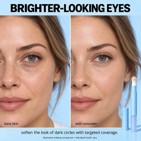 Moisturizing Concealer Face Brightening Concealer Covering Acne Scar and Dark Circles Under The Eyes Concealer Pen Liquid Makeup