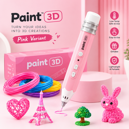 Kids 3D Printing Pen | Starter Kit or Filament Materials Kit