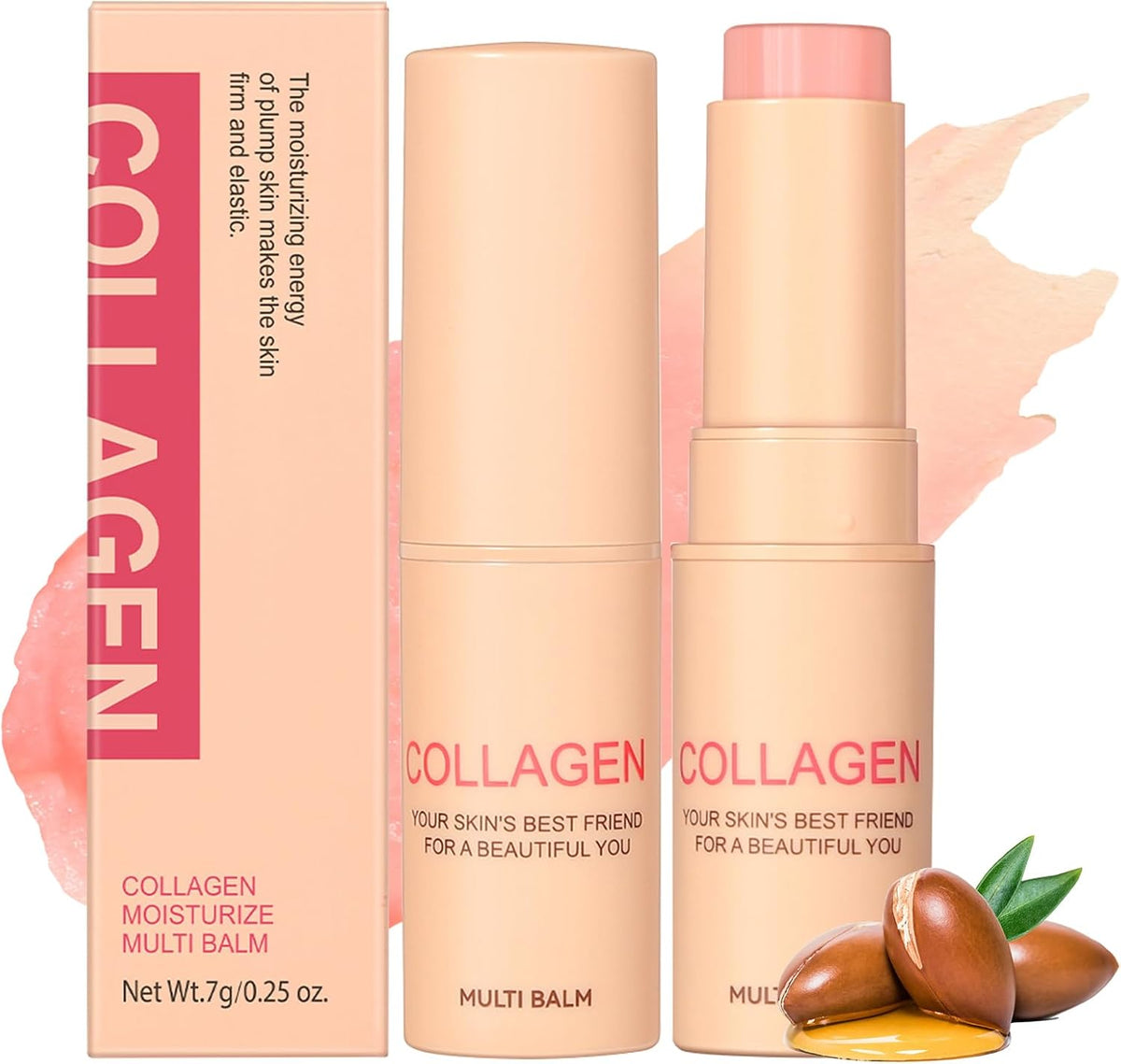 2‑in‑1 Lip & Cheek Glow Stick Long‑Lasting Moisturizing for Dewy Plump Skin
