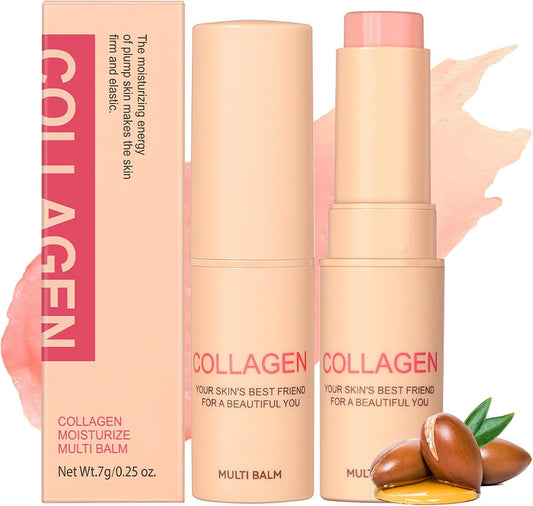 2‑in‑1 Lip & Cheek Glow Stick Long‑Lasting Moisturizing for Dewy Plump Skin