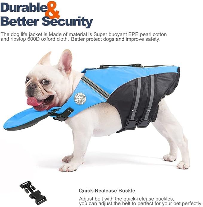 AquaPawz™ Heavy-Duty Dog Life Jacket