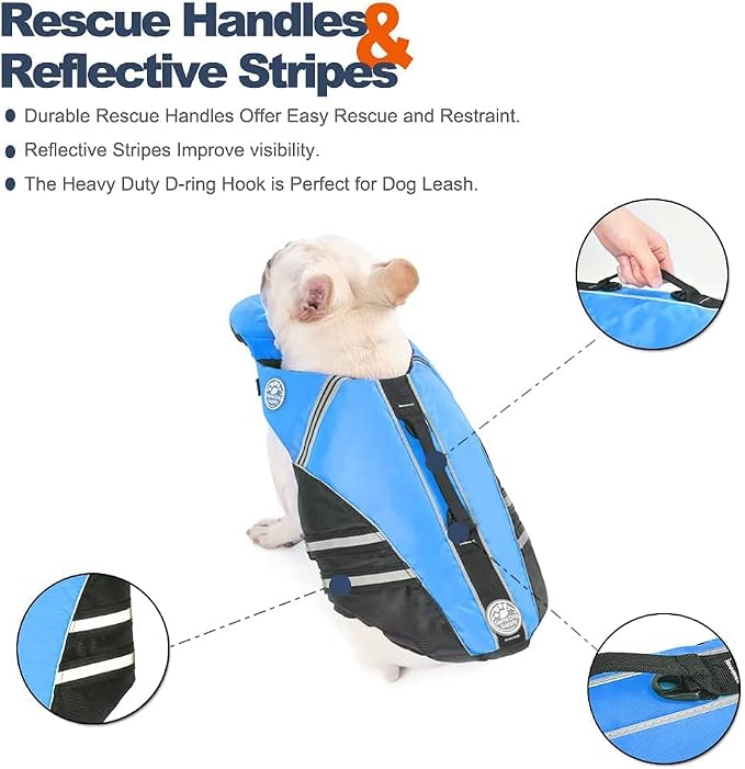 AquaPawz™ Heavy-Duty Dog Life Jacket