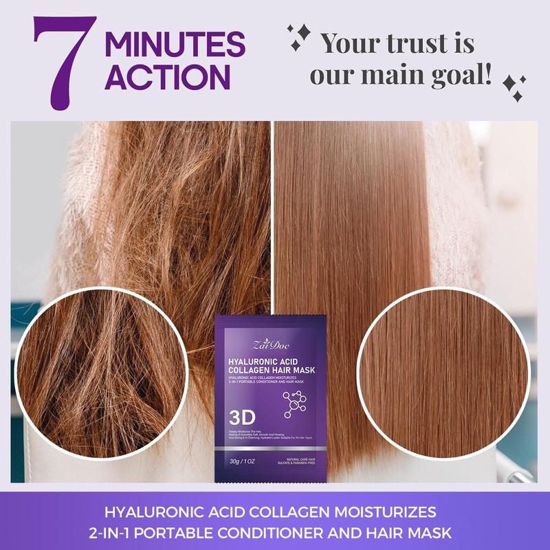 3D Hyaluronic Acid & Collagen Hair Mask 30g