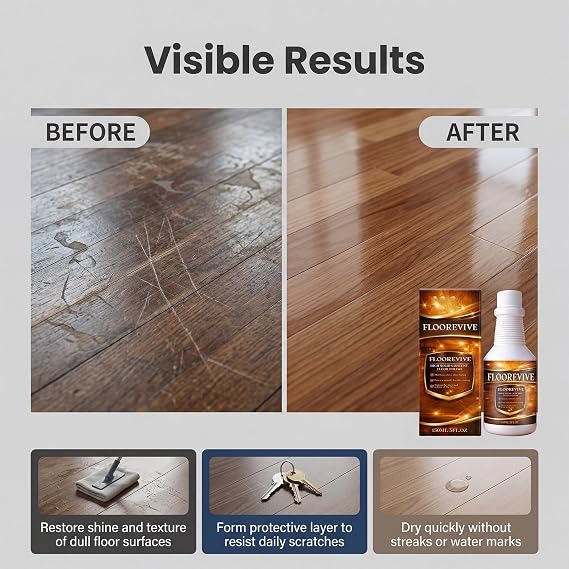 Premium Wood Restorer – One-Coat Floor Reviver, No Sanding Needed