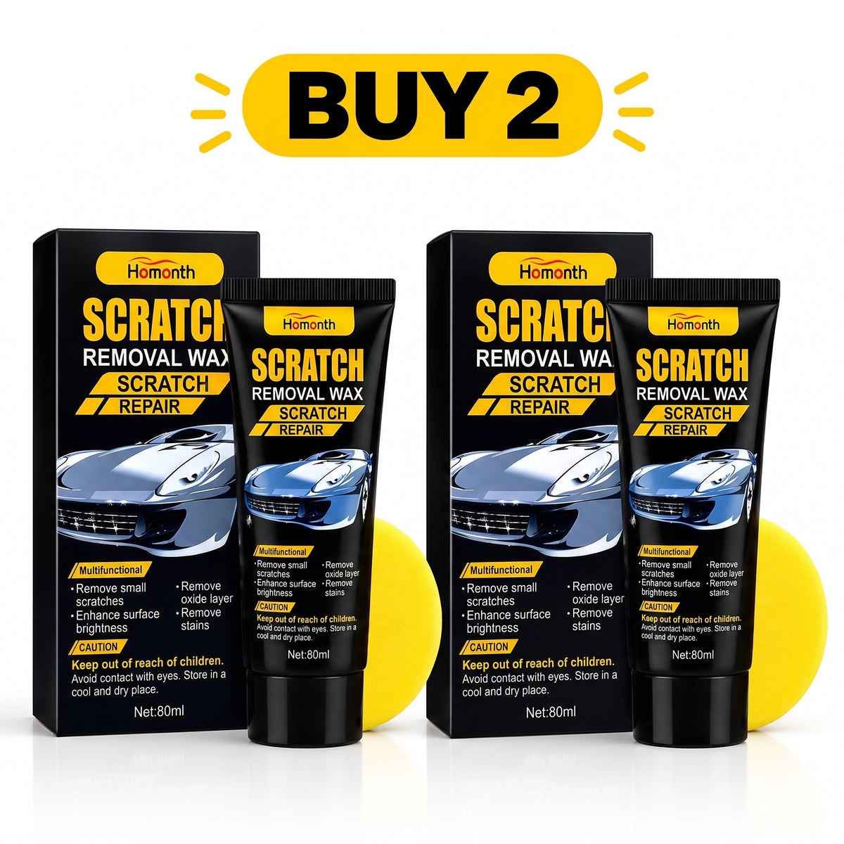 Car Scratch Removal Wax – Restore Shine & Remove Scratches 60 ml