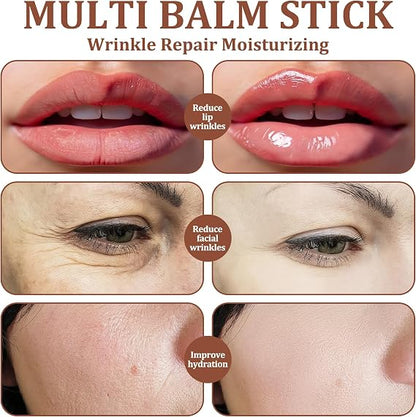 2‑in‑1 Lip & Cheek Glow Stick Long‑Lasting Moisturizing for Dewy Plump Skin