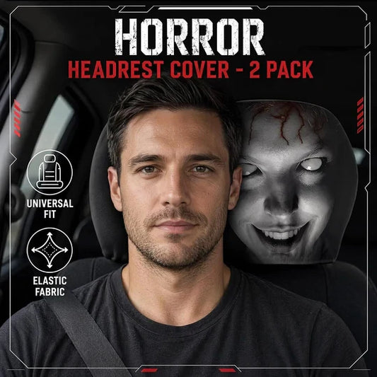 Horror Headrest Cover