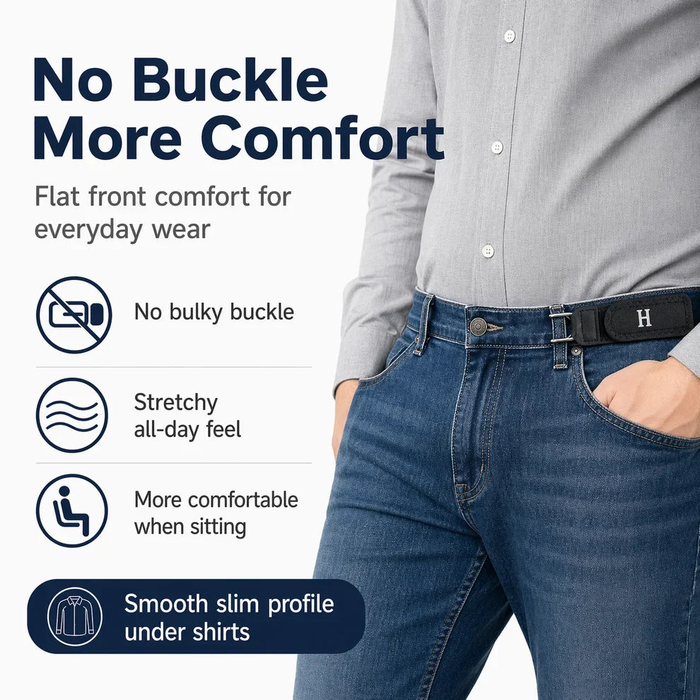 BeltBro Pro – Ultra Comfort Buckle-Free Elastic Belt
