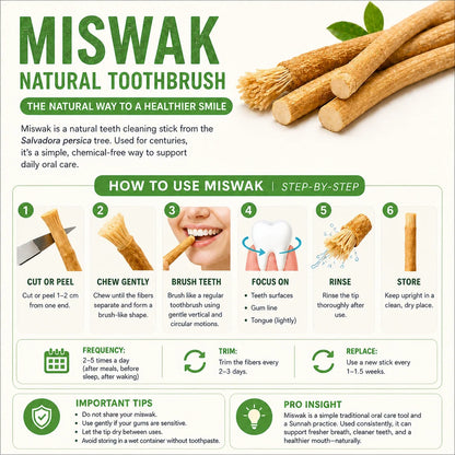Natural Miswak Whitening Stick