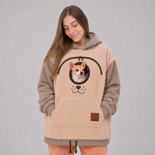 PupPouch™ – The Hoodie That Carries Your Dog Hands-Free