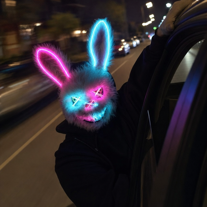 The Nightlight — LED Glow Bunny Mask