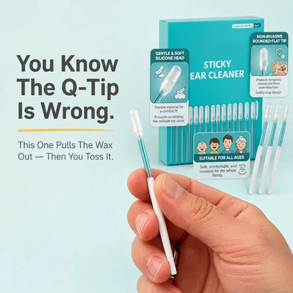 EarClean™ Sticky Ear Wax Removal Picks – 24-Pack