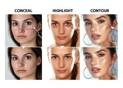 Waterproof Liquid Concealer Matte High Coverage Oil Control Cover Acne Dark Circles Foundation Modify Face Contouring Cosmetics