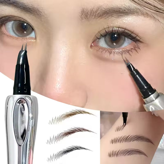 Aprolo Dual-Tip Eyebrow Pencil – Waterproof, Smudge-Proof, Natural Look