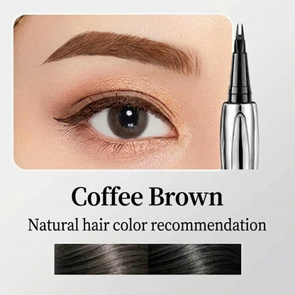 Aprolo Dual-Tip Eyebrow Pencil – Waterproof, Smudge-Proof, Natural Look