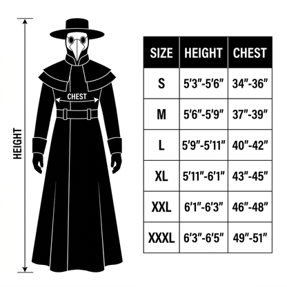 The Black Death — Plague Doctor Costume