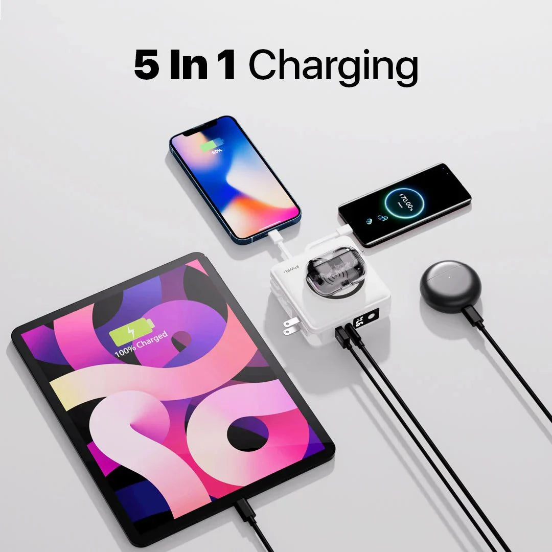 Travel PRO Gift Bundle | 5 in 1 Power Bank + Case + Gift