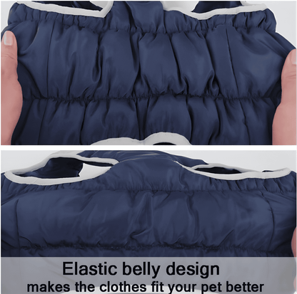 Winter Dog Coat – Insulated w/ Built-In Harness