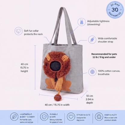 Peek & Carry Pet Tote Bag