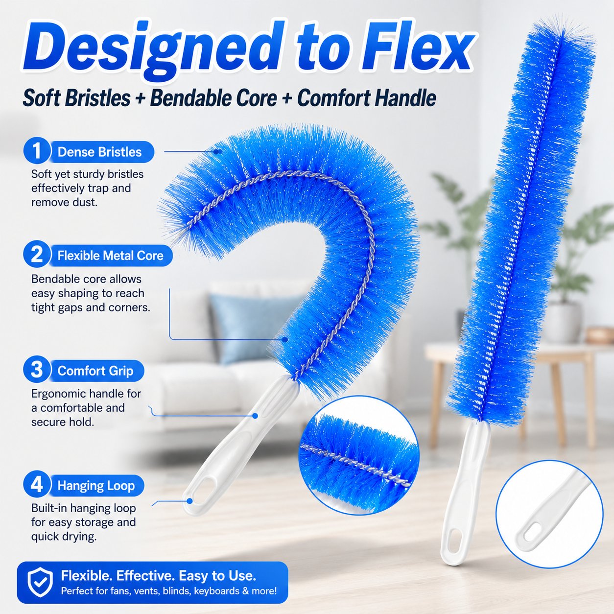 FlexiClean™ Dust Brush