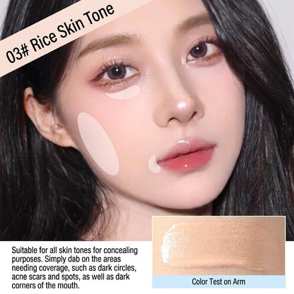 Moisturizing Concealer Face Brightening Concealer Covering Acne Scar and Dark Circles Under The Eyes Concealer Pen Liquid Makeup