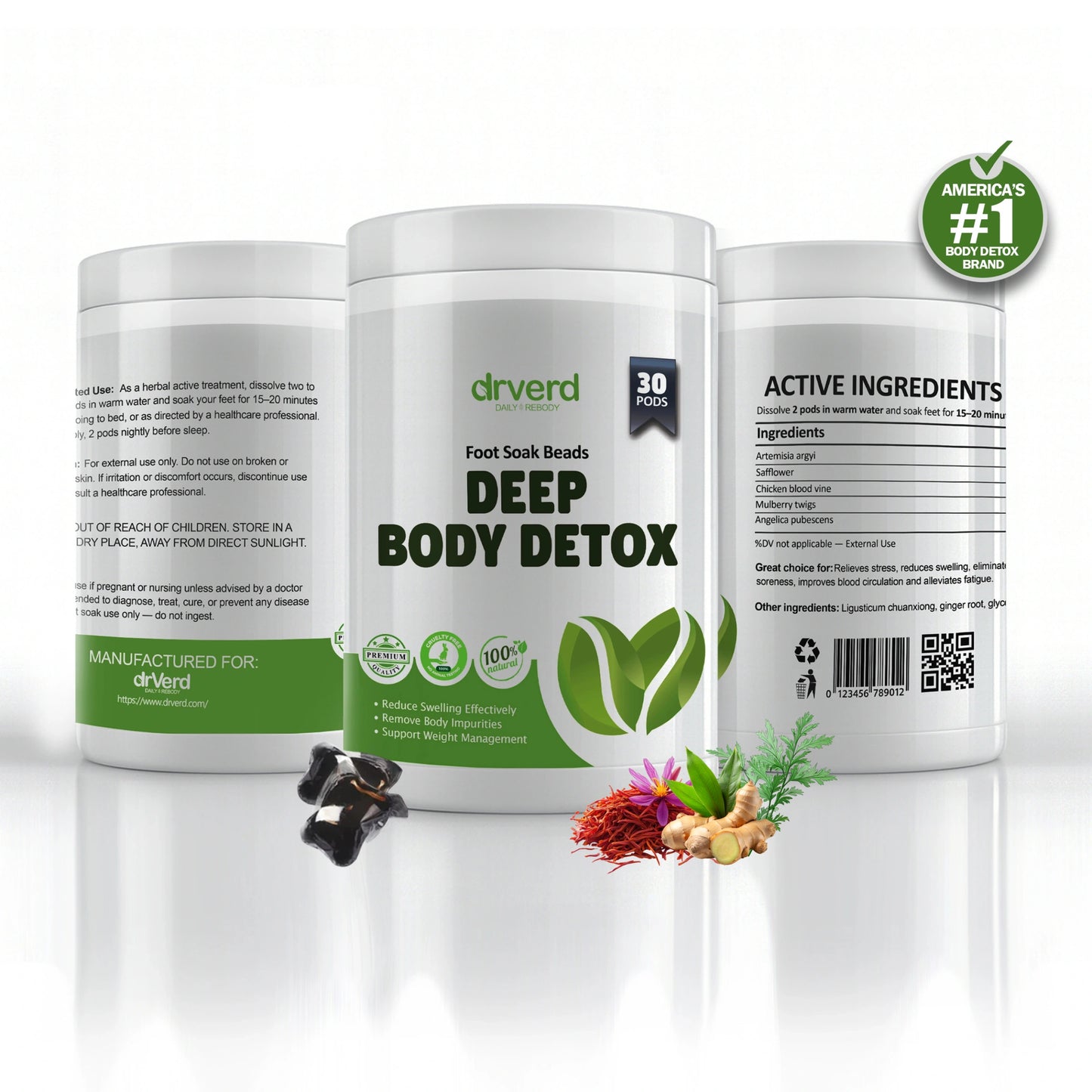 DrVerd™ DetoxingHerbs Cleansing Foot Soak Beads