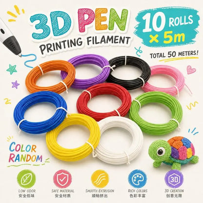Kids 3D Printing Pen | Starter Kit or Filament Materials Kit