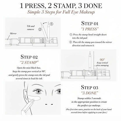 Eye Stamp Kit for Perfect Eyeliner & Lashes in Seconds