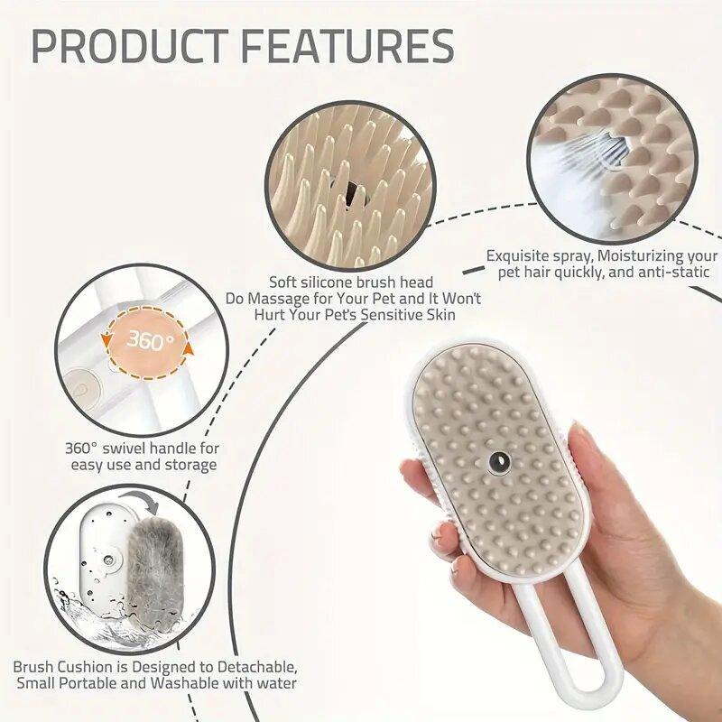 Electric Steamy Cat/Dog Brush