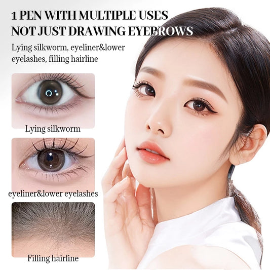 Aprolo Dual-Tip Eyebrow Pencil – Waterproof, Smudge-Proof, Natural Look