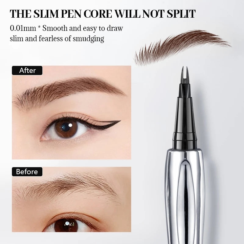 Aprolo Dual-Tip Eyebrow Pencil – Waterproof, Smudge-Proof, Natural Look