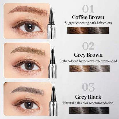 Aprolo Dual-Tip Eyebrow Pencil – Waterproof, Smudge-Proof, Natural Look