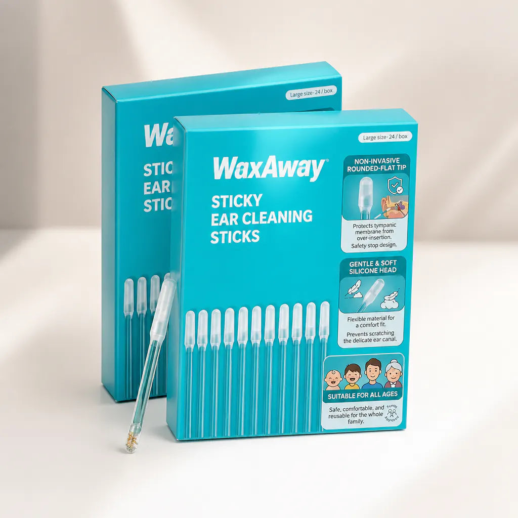 EarClean™ Sticky Ear Wax Removal Picks – 24-Pack