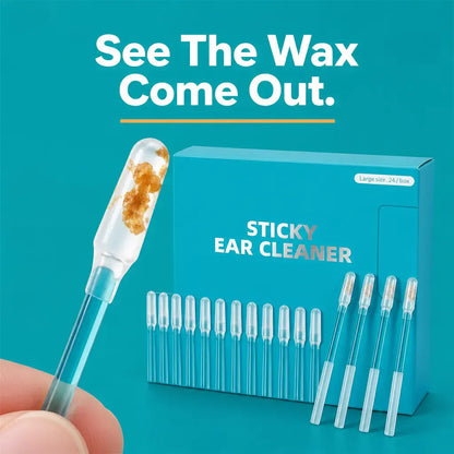 EarClean™ Sticky Ear Wax Removal Picks – 24-Pack