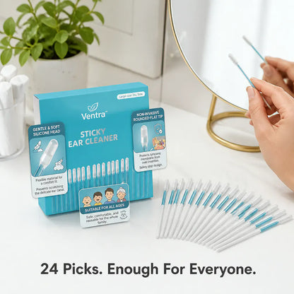 EarClean™ Sticky Ear Wax Removal Picks – 24-Pack